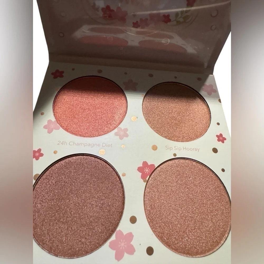 Beauty Bakerie Cotton Candy Champagne Blush Palette Brand New 4 Colors